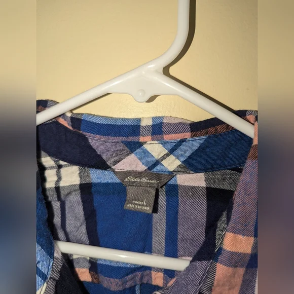 Eddie Bauer Size Large Flannel Shirt - Picture 2 of 3